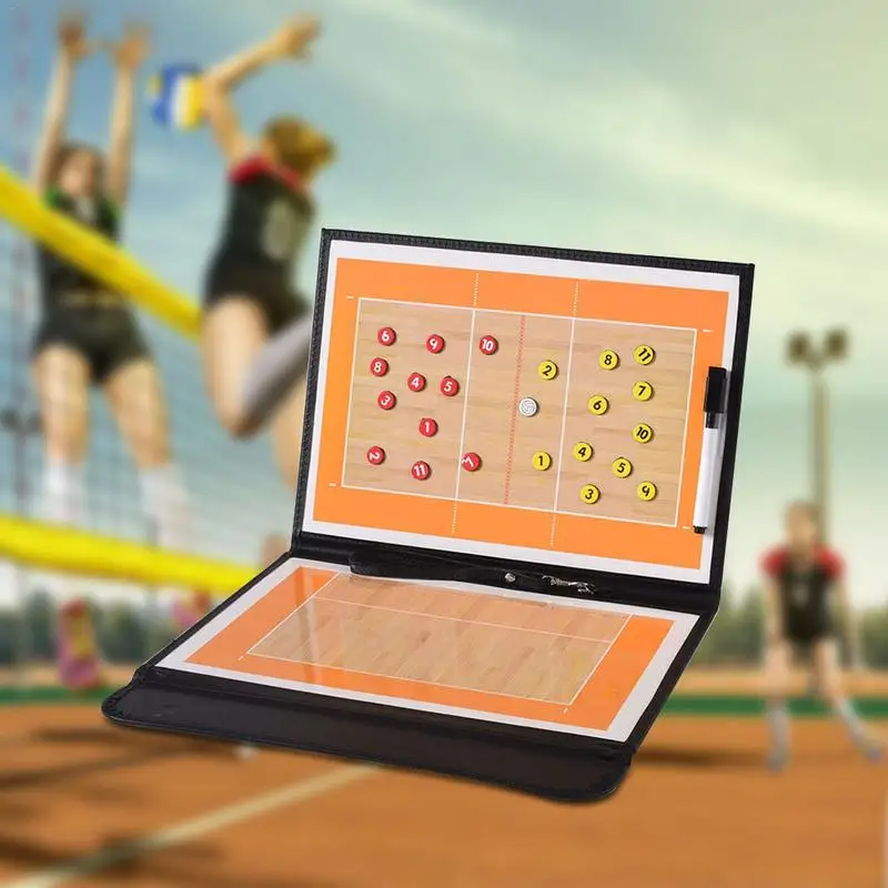 

Folding Tactical Volleyball Tactical Volleyball Trainer Magnetic Board Handball Trainer Tactics Volleyball Game Training Teach