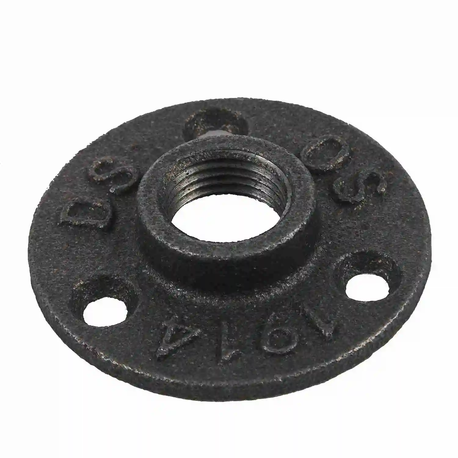 

BMBY-1/2 inch Black Cast Iron Pipe Fittings Floor Flange BSP Threaded