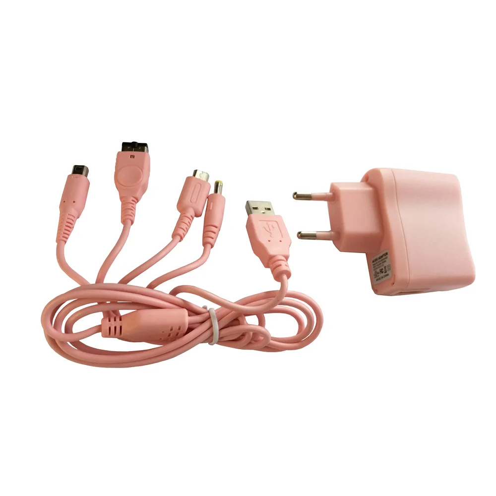

4 in 1 Multiple USB Charger Cable for Nintendo NDSi/NDSL/NDS/GBA SP/PSP Console