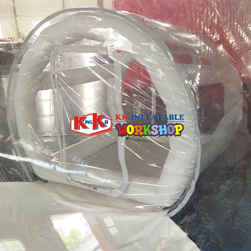  Cheap Price Family backyard igloo camping tent free air blower inflatable crystal bubble tent for s