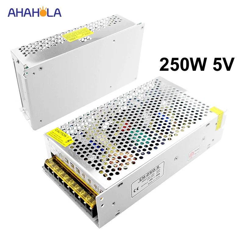 

AC 220v to 5v Power Supply 50a 250w for Led Strip Switching Power Supply 5v 250w AC DC 5V Source Power Supply 5 v Fonte