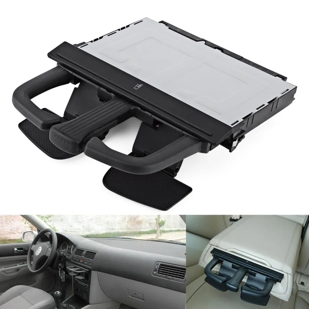 

Black Front Dash Car Cup Holder Sliding for VW Jetta Bora Golf MK4 MKV Audi A3 S3 A4 A6 Q5