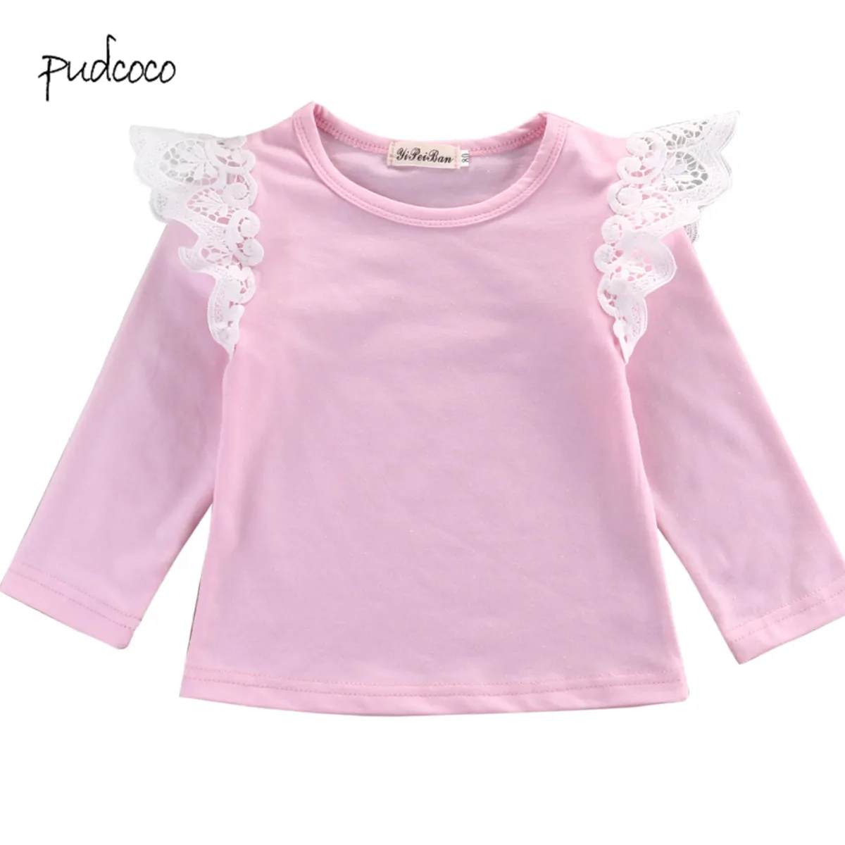 

Pudcoco New Brand Newborn Baby Girl Infant Toddler Clothes Long Sleeve T-shirts Tops Outfit