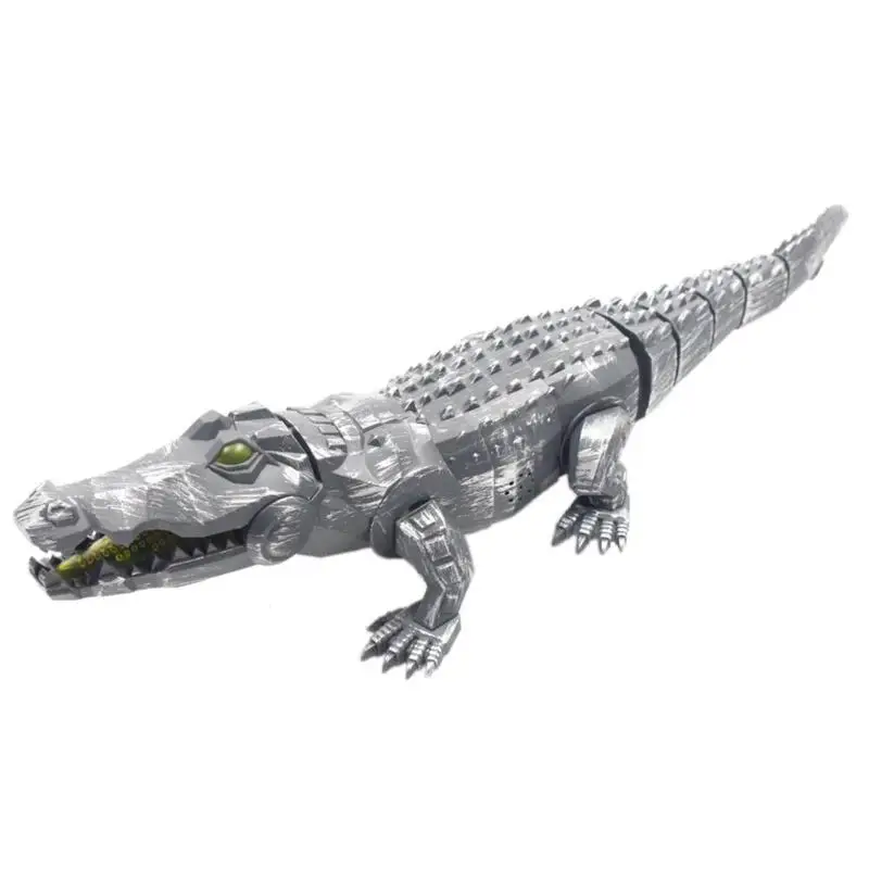 

New Electronic Crocodile Roaring Walking Toy Roars Electronic Pet Robot Dinosaur Model Toy With Music Light Kids PNLO