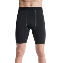 Мужские технические Компрессионные шорты для тренировки Фитнеса Йоги для спортзала фитнес-плотно шорты черные с серой линией Новые