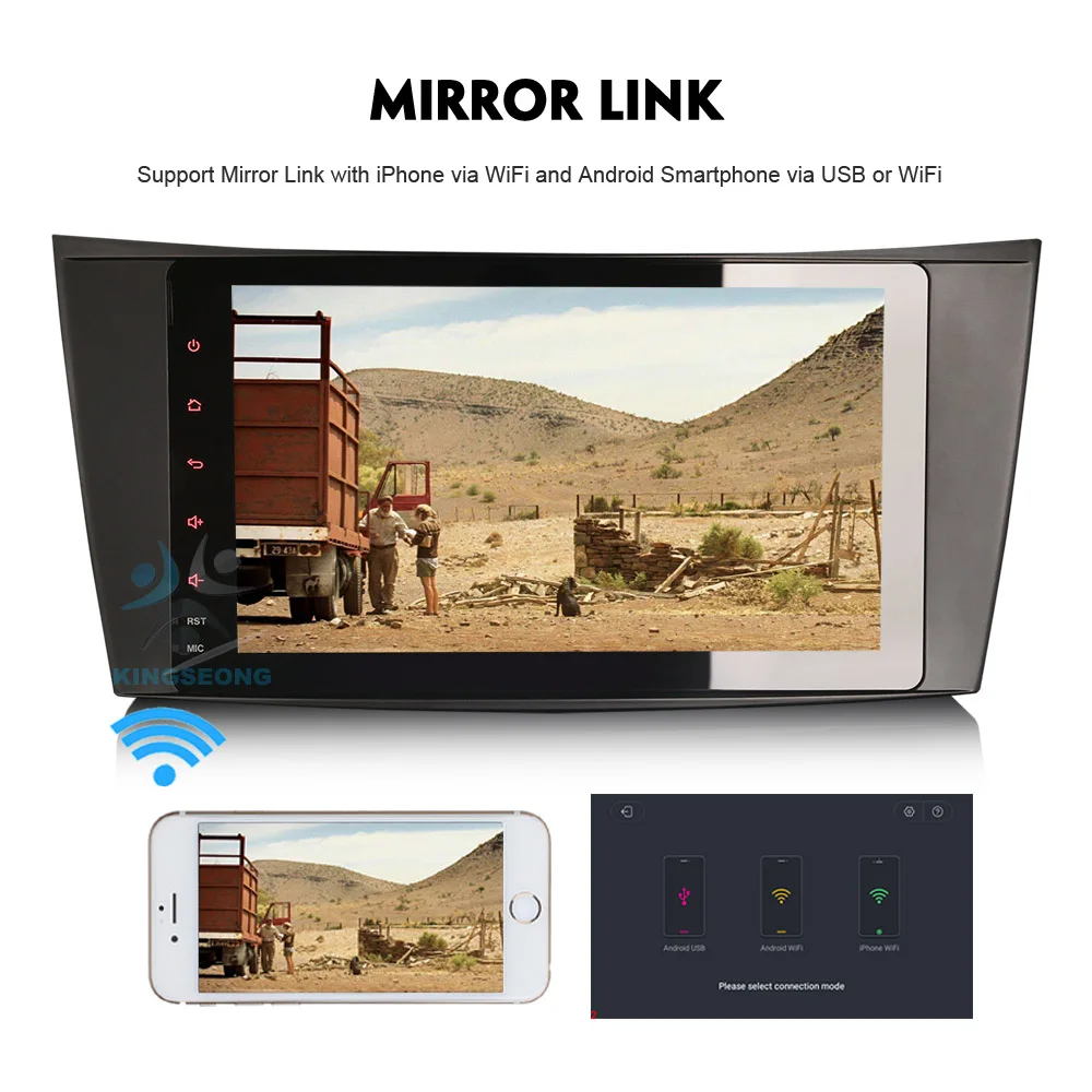 Cheap 8" DAB+ Android 8.1 Autoradio WiFi 4G GPS Radio BT OBD Navi Car Multimedia Player for Mercedes Benz CLS/E/G-Klasse W219 W211 3