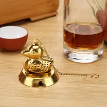 Нержавеющая сталь Чай горшок Чай фильтр утка Форма сетки Чай Infuser Фильтр многоразовые Чай Мешок Spice Чай инструмент, аксессуары