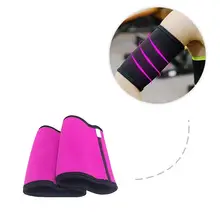 Пара спортивных повязок рукав эластичный пот поглощение повязки для бега Бег упражнения Размер XL(румяная подкладка