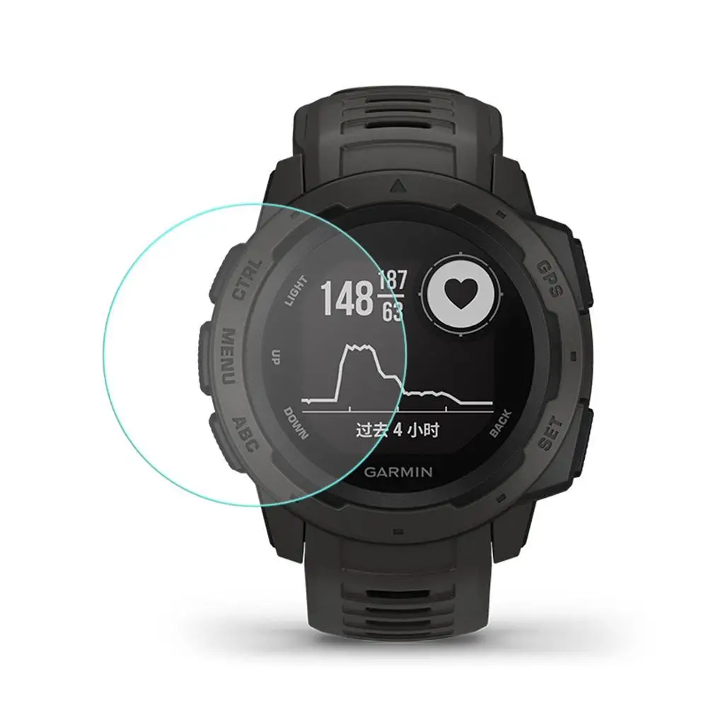 Смарт часы протектор экрана устойчивый к царапинам Закаленное стекло для Garmin
