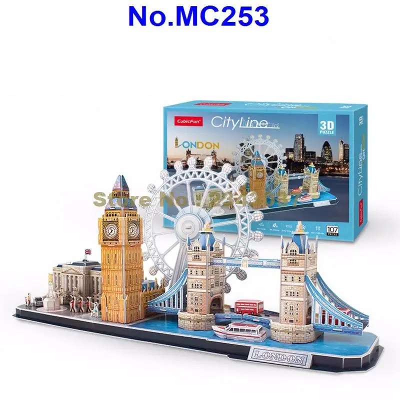 

Cubicfun MC253 107pcs City Line London DIY 3D Paper Puzzle Model