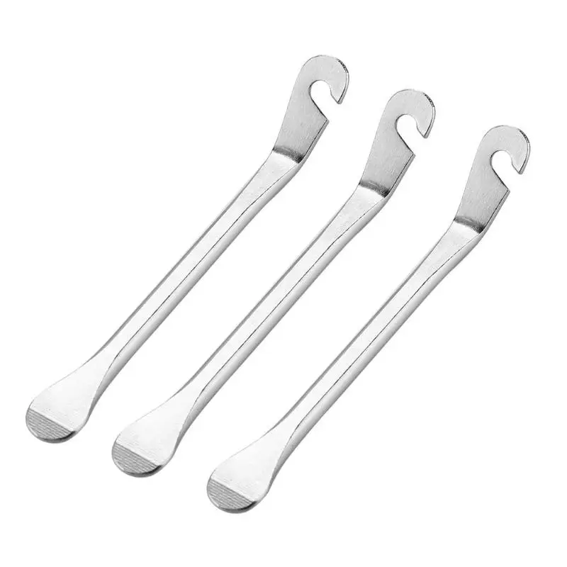 

3pcs Bicycle Tyre Repair Tool Cycling Steel Wheel Tire Lever Curved Tyre Repair Tool Hooks Bicycle Accessories
