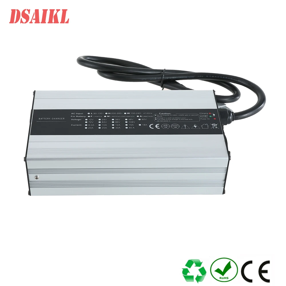 

High quality 16S 60V ebike battery packs 67.2V 5A Ebike lithium battery pack charger