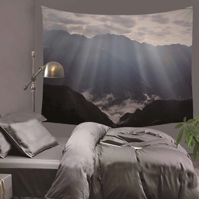 

Mandala Beautiful Scenery Tapestry Carpet Rugs Rug Blanket Plus Long Table Cover Yoga Mat Hippie Tapestries Home Decoration