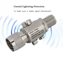 N Мужской к N Женский коаксиальный Lightning стабилизатор напряжения все полосы защиты DC3GHz стабилизатор напряжения