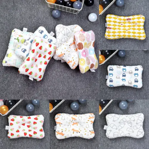 

New Small Soft Comfortable Anti Roll Cute Cotton Pillow Memory Foam Positioner Prevent Flat Head