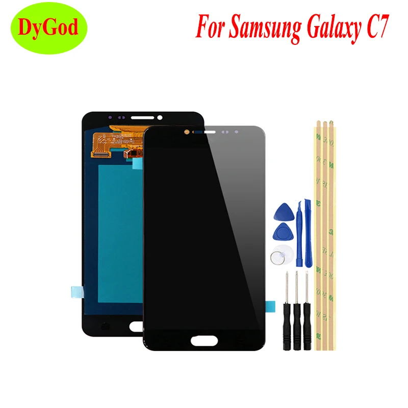 

OLED For Samsung Galaxy C7 C7000 SM-C7000 LCD Display Screen Touch Complete Digitizer Replacement Part LCD Screen Display Combo