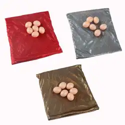Пустая сумка для яиц Макросъемка магический реквизит с 6 искусственные яйца Tricky Toys Magic toys Stage Magic