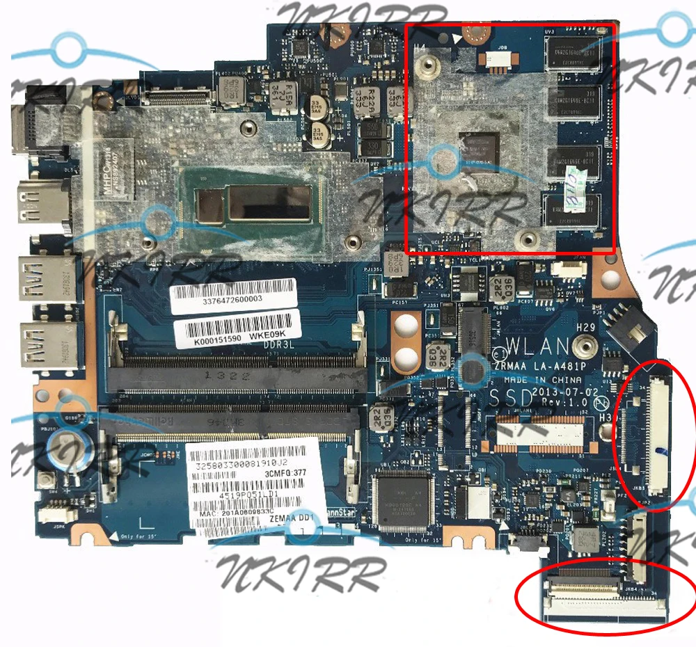 15 6 &quotZRMAA LA A481P K000151590 i5 4200U 1 ГГц GT740M 2 Гб материнская плата для toshiba Satellite E55 E55A A E45T