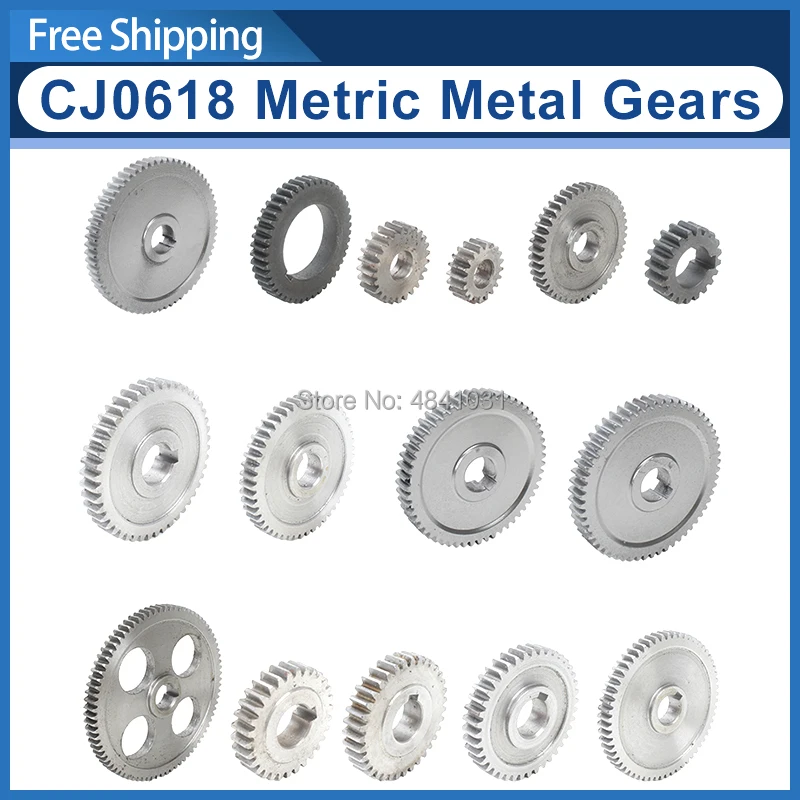 

CJ0618 Metric Metal Gears/Main shaft gear/Feed gear/20T/25T/30T/35T/40T/45T/50T/55T/57T/60T/65T/80T