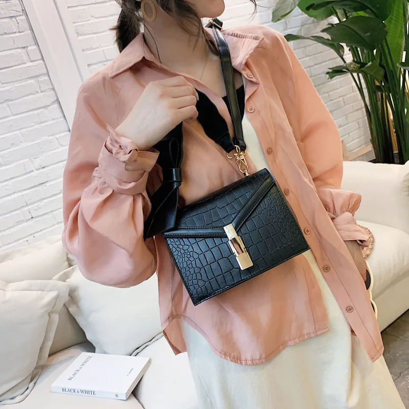 

Bolsa Mujer Crossbody Bags For Women 2019 Luxury Handbags Women Bags Designer Alligator PU Leather Shoulder Messenger Bag Sac