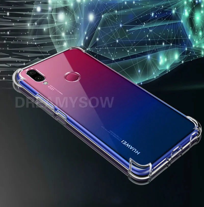 

Soft TPU Airbag Anti-Knock Cases For Huawei P Smart Y7 Pro 2019 Nova 4E 4 Honor 7A 7C 5.7 5.99 8X 8C 8A Back Cover Clear Case