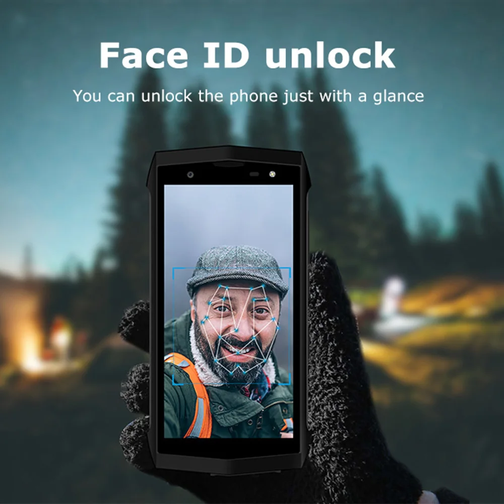 Poptel P8 IP68 смартфон 5 0 &quotAndroid 8 1 4 ядра 2 ГБ Оперативная память 16 Встроенная 8.0MP камера