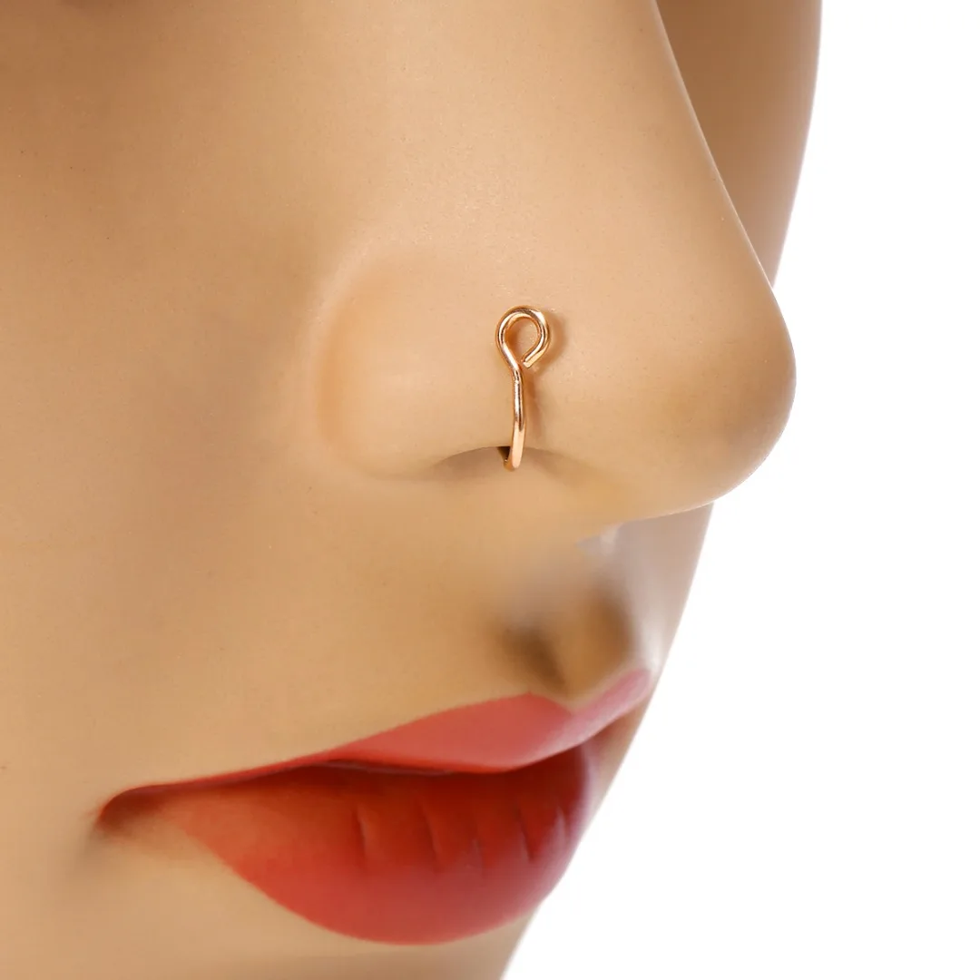 Пирсинг В Нос Кольцо Золотое Купить