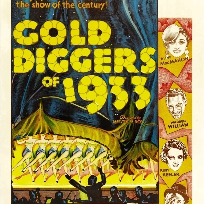 Золотоискатели 1933 постер с фильмом Masterprint (24x36) | Дом и сад