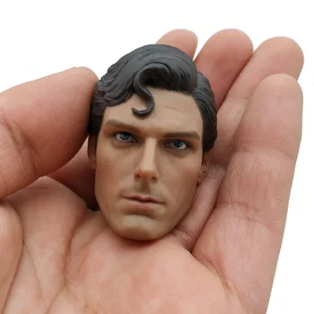 

1/6 Scale Superman Head Sculpt Christopher Head Carved for 12" action figure