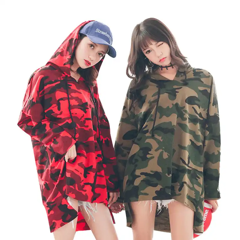 army print hoodie women's