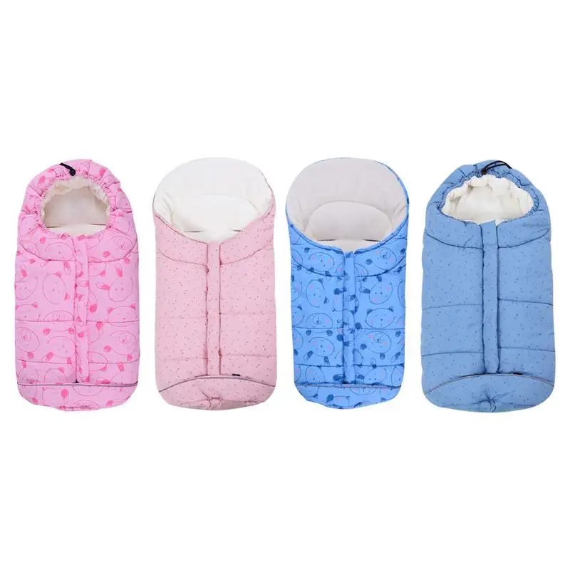 

Autumn Winter Warm Baby Sleeping Bag Sleepsack Baby's Blanket Multi-functional Trolley Warm Windproof Sleeping Bags