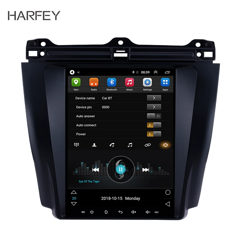 

Harfey 4G LTE Multimedia Player Android 6.0 Car GPS for 2003-2006 2007 Honda Accord 7 Navi 9.7"Radio support Rearview camera DVR