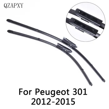 

QZAPXY Wipers Blade For Peugeot 301 from 2012 2013 2014 2015 Windscreen wiper Wholesale Car Accessories