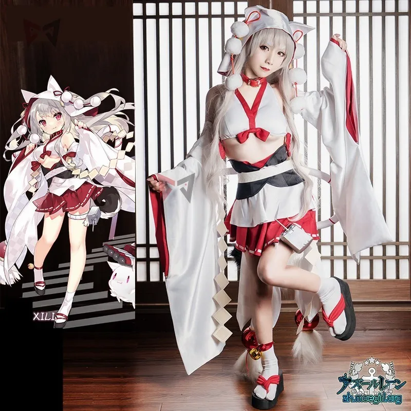 Новый карнавальный костюм Azur Lane свадебное платье IJN Yudachi коллекция Kantai POI Solomon