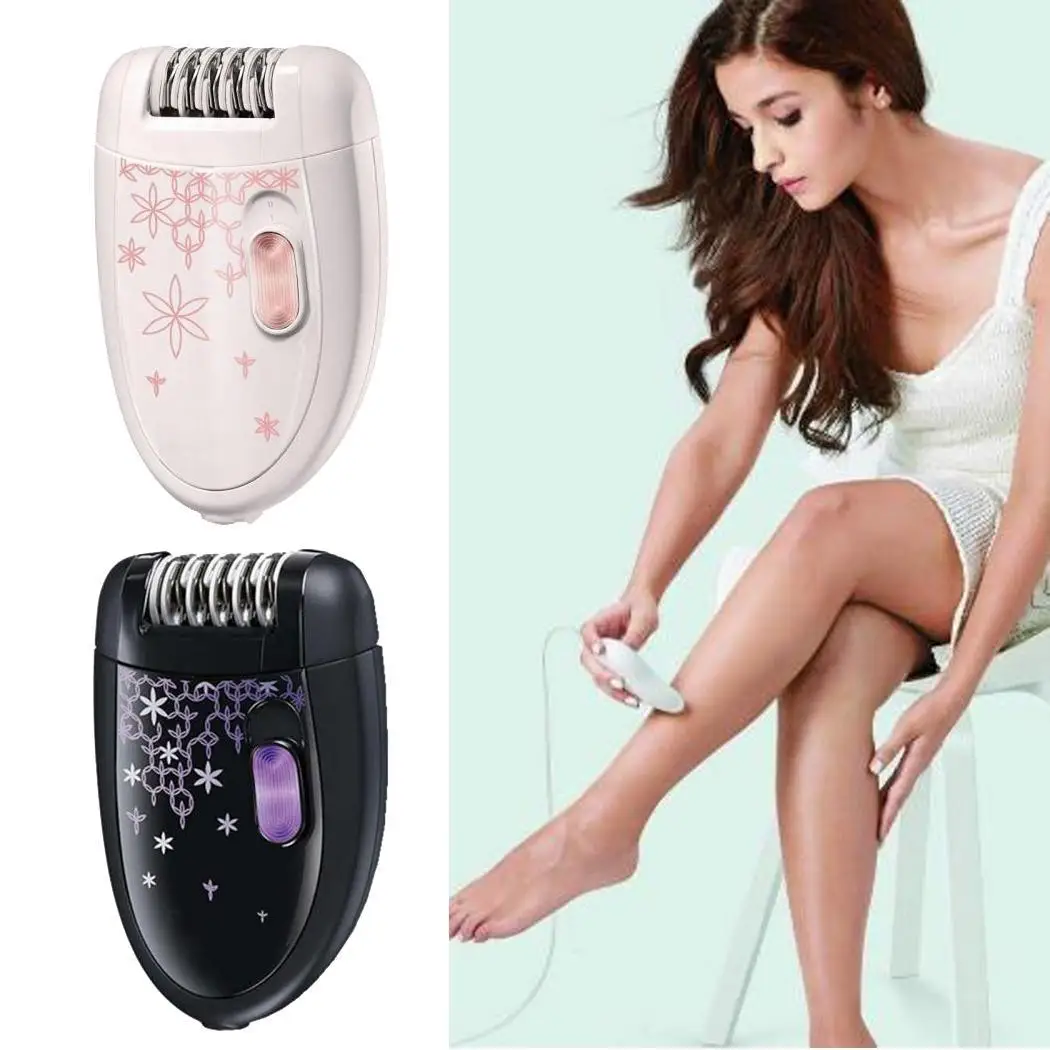 

Women Household Painless Epilator Electric Hair Remover Hair Body AC100-240V Appliances ABS Shaving Home EU