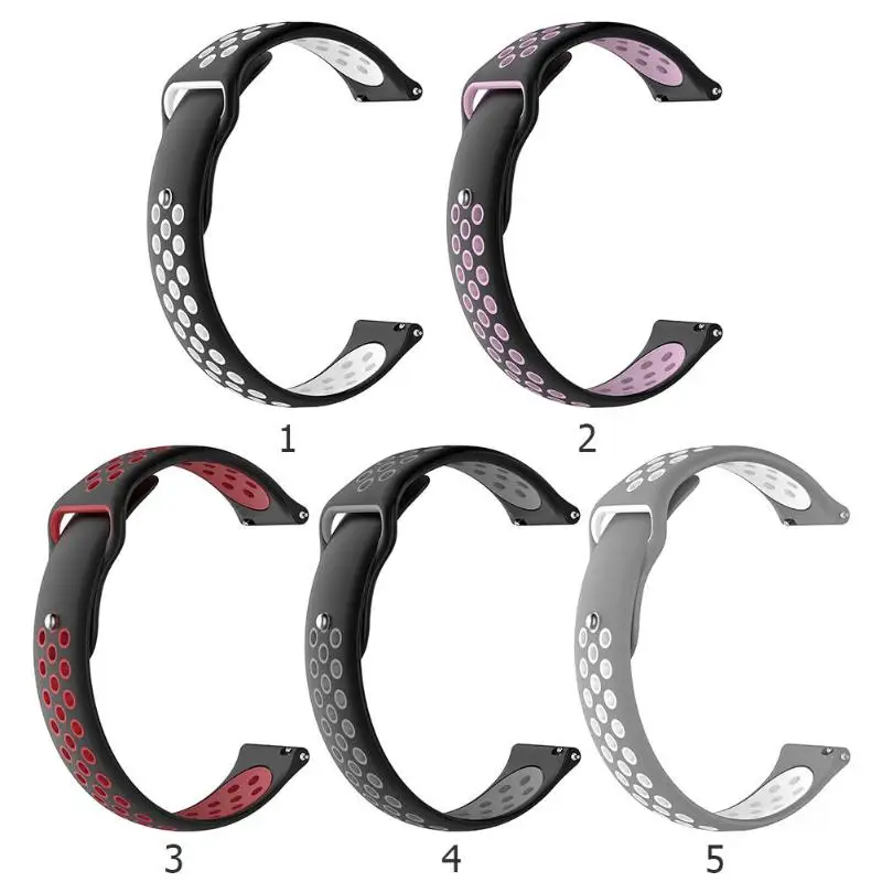 Силиконовый ремешок для часов браслет наручный на замену TicWatch E2 S2 различные
