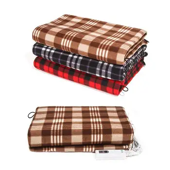 

US Plug Plaid Electric Blanket Thicker Heater Warmer 40*77cm Heated Blanket Thermostat Electric Heating Blanket Electric Heating