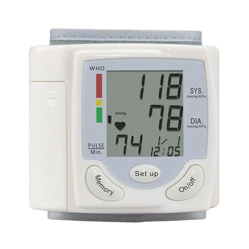 

1 PCS Heartbeat test Heart rate monitor Smart digital display bracelet Healyh Care Wrist blood pressure Monitor