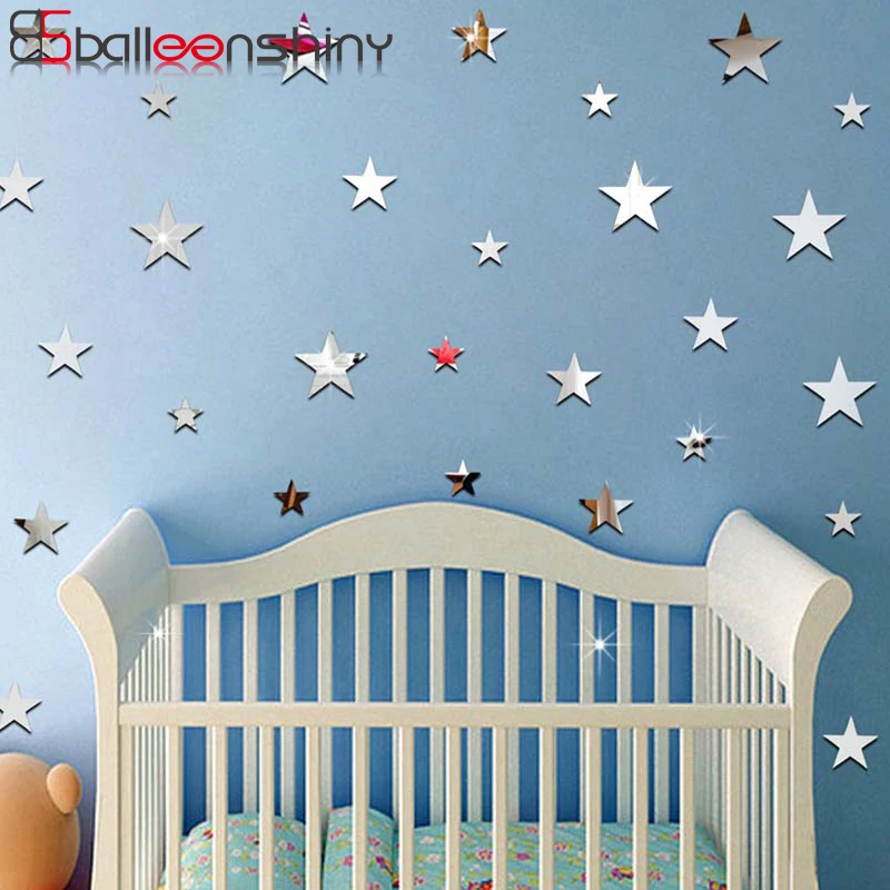 BalleenShiny الاكريليك 20 قطعة/المجموعة الذهب الشظية ستار مرآة الجدار ملصق DIY الفينيل كيد غرفة الحضانة الديكور القابل للإزالة جدارية صائق BalleenShiny الاكريليك 20 قطعة/المجموعة الذهب الشظية ستار مرآة الجدار ملصق DIY الفينيل كيد غرفة الحضانة الديكور القابل للإزالة جدارية صائق
