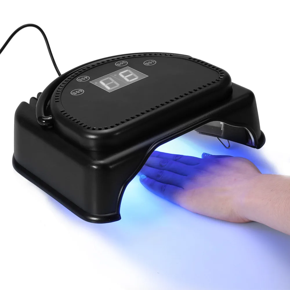 

64W UV LED Nail Dryer Gel Nail Polish Dryer with Lifting Handle 32pcs Light Dryers Nail Manicure Curing Machine