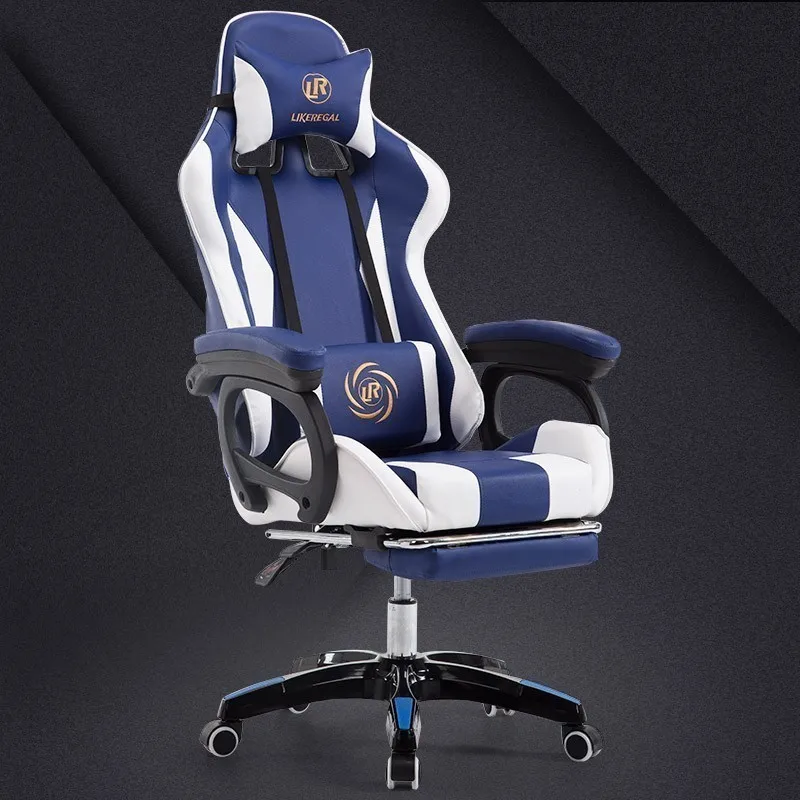 الجلود الاصطناعية الكمبيوتر المنزلية كراسي مكتب الأثاث لعبة الإنترنت LOL تدليك الترفيه الألعاب مريح راكع كرسي