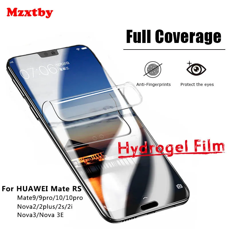 Mzxtby новый полный Чехол Мягкий гидрогель FilmHuawei mate 9 10 20Pro x протектор экрана для Nova 2
