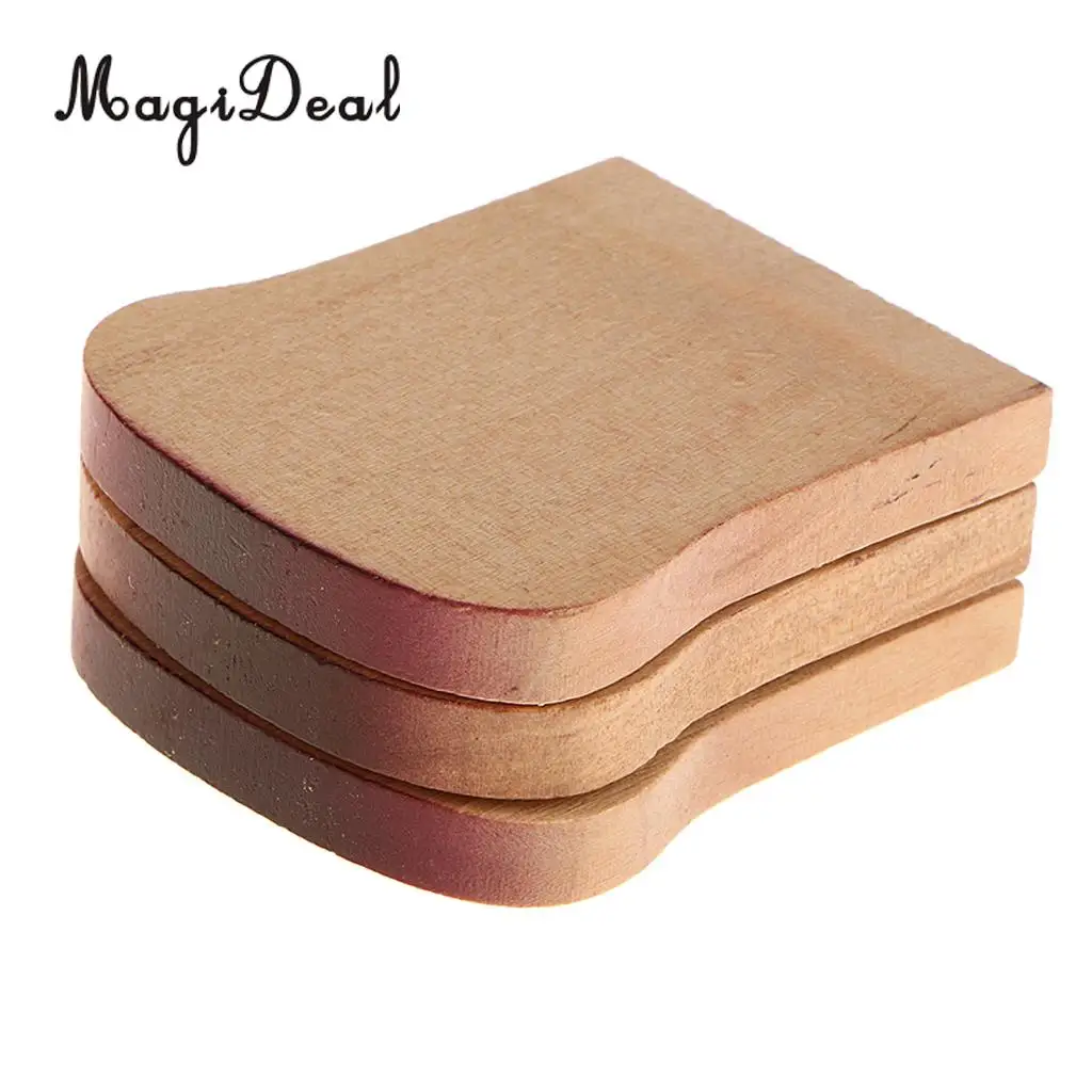

MagiDeal Wooden Simulation Toast Bread Connected Food Play House Kitchen Breakfast Toy for Kids Baby Prentend Role Play Game