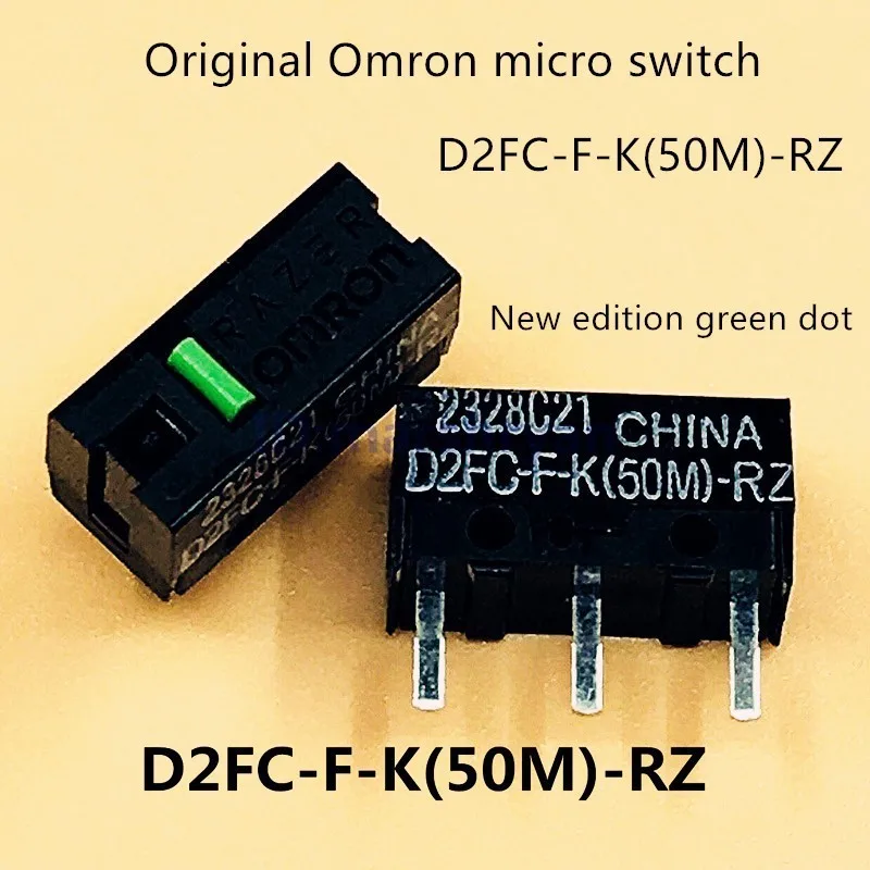 Оригинальная шт./упак. Omron D2FC-F-K(50 м)-RZ мышь микропереключатель кнопки для мыши
