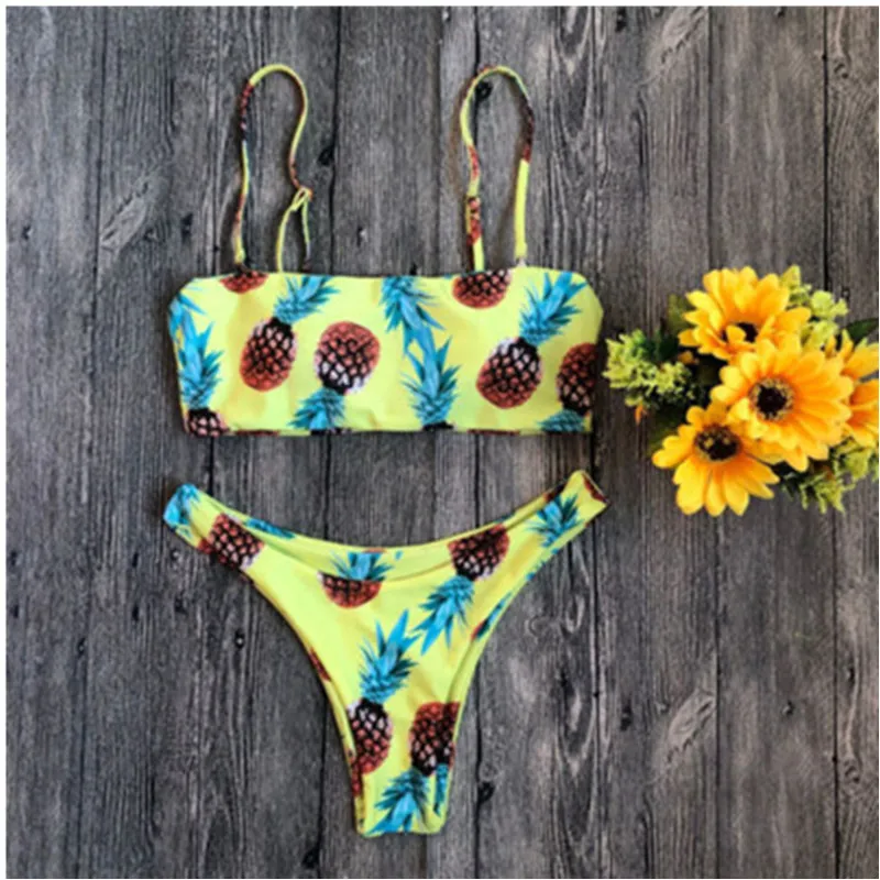 

Women Triangle Push-Up Bikini Set Padded Swimsuit Beachwear Swimwear Bathing Suits