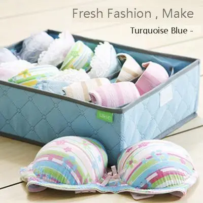 

Superior Quality Colour Bamboo Charcoal Antibiosis 7 Soft Lattice Cover Bras Accept Box Multicolor Optional Makeup Organizer