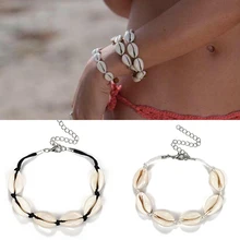 Натуральная ракушка ручной плетеные браслеты ручной работы из бисера, браслет, Женская Бижутерия Аксессуары pulseras mujer moda