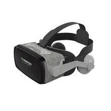SHINECON Casque 9.0 VR Virtual Reality Goggles 3D Glasses Google Cardboard VR Headset Box For 4.0-6.3 Inch Smartphone 100% original vr shinecon 6 0 virtual reality goggles 120 fov 3d glasses google cardboard with headset stereo box for smartphone