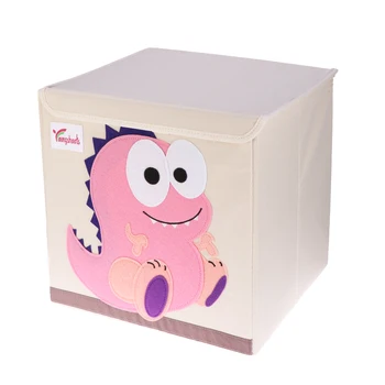 

Cartoon Clothes Storage Box Washable Childrens Toy Storage Cube Book Organizer