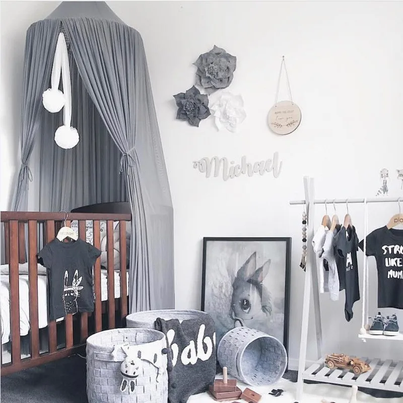  Baby Room Decor Wall Fantasy Hanging Mantle Nets Tents Kids Bedroom Decorations Photography Props B - 33000286886